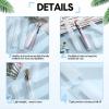 60 Pieces Plastic Toothbrush Holders Portable Travel Toothbrush Case Cover Protector Case Holders for Indoor Outdoor Travel Trip Home Camping School (Clear) view 3