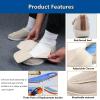 bumuam Women Wide Width Elderly Shoes,Adjustable Closure Lightweight Breathable Swollen Feet Walking Edema Sneakers Men 4.5/Women 5 view 3