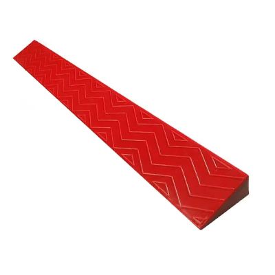 Door Threshold Ramps, Portable Threshold Ramps, Wheelchair Ramp Portable Indoor Sweeping Robot Doorways Curb Ramp, Non-Slip Solid Door Threshold Wheelchair Ramp, Cuttable (Color : Rojo, Size : 100x1