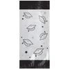 Amscan Graduation Cellophane Bags - 9.5" x 4" x 2.25" | Black, Silver, Gold | Pack of 20 view 1