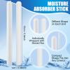 Timgle 20 Pcs Diatomaceous Drying Stick Reusable Water Absorbing Stick Made from Diatomite Desiccant Bar for Moist Air in Sandwich Layer Inside Items, Kitchen Bathroom (5.91 Inch) view 2