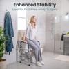PELEGON Toilet Safety Rails (350 lb) - Adjustable Toilet Safety Frame & Rails, Toilet Safety Rail for Elderly Adults, Toilet Handles for Seniors, Toilet Bars for Elderly & Handicap view 3
