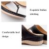 EKSED Women Arch Sandal,Plantar Fasciitis PU Leather Soft Orthopedic Sandal,Fashionable Beach Slipper,Outdoor Toe Sandal view 4