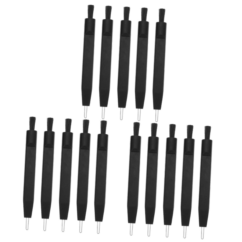 Healifty 15pcs Hearing Aid Cleaner Kit Gentle Brush for Ear Wax Removal Hearing Aid Maintenance Tools Safe for Devices Compact Cleaning Accessories