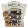 Ebros Gift Witchcraft Witches Pack of 24 Broomsticks Mini Signs Hanging Ornaments With Display Stand 'If The Broom Fits Ride It' 'Broom Parking' Frequent Flyer' 'Home Is Where You Hang Your Broom' view 4