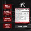 5% Nutrition Rich Piana Freak Show | Muscle Builder | Berberine, Gymnema Sylvestre, Banaba Powder | 180 Capsules (30 Days) view 2