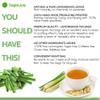 135 Lemongrass Tea Bags, 100% Natural & Pure Lemongrass leaves, Eco-Conscious Tea Bags, Lemongrass Herbal Tea. Lemongrass Leaf Tea. No Sugar, No Caffeine, No Gluten, Vegan. view 3