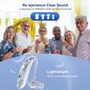 Rechargeable Hearing Aids for Seniors Severe Hearing Loss, Hearing Aids with Noise Cancellation, Hearing Aids, Behind the Ear Hearing Aids (Silver) view 4