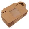 25 Count Kraft Paper Wine Bottle Box,Foldable Gift Boxes Wine Boxes,Hanger Favor Box Valentine Boxes with Hanging Hook Window Foldable Kraft Gift Boxes view 2
