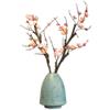 Artificial Flower in Pot Ceramic Vase Bonsai Ornaments Chinese Home Living Room Bogu Shelf Dried Flower Arrangement Bonsai Artificial Plant Flower Arrangement (Color : A) view 1