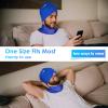 ComfiTECH Cold Cap and Neck Ice Pack Wrap Gel Combo, Care Package for Head and Cervical, Blue view 3