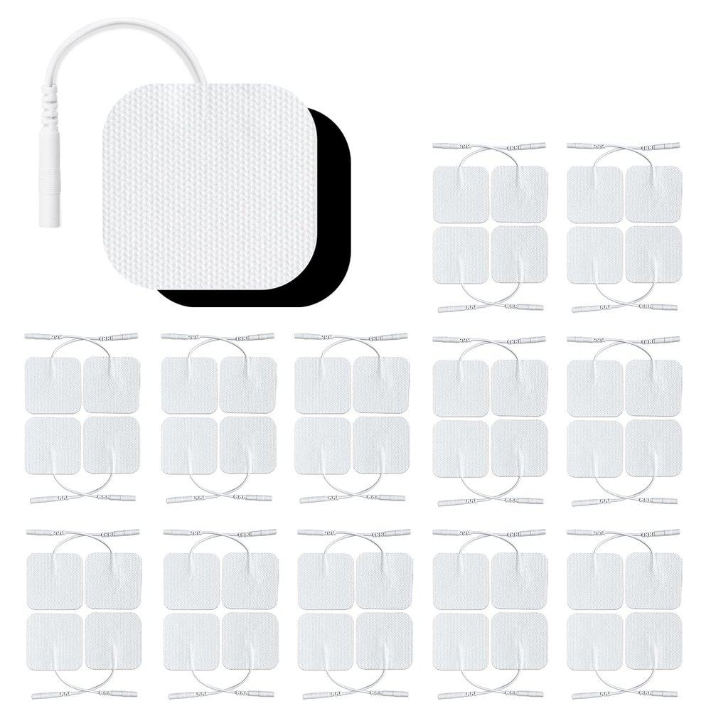 48 Pack 2" x 2" Replacement Pads Reuse More Than 45 Times, Upgraded Self-Adhesive Pads, White