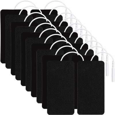 Lanieney TENS Unit Replacement Pads 20 Pcs 2''x4'' Large Electrode Patches with Upgraded Self-Adhesive & Non-Irritating Design, Reusable 35 Times for Electrotherapy, Compatible with AUVON, TENS 7000