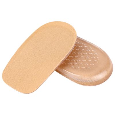 1/2 Inch Heel Lifts for Leg Length Discrepancy Gel Height Increasing Insoles Soft Shoe Lifts for Women Men Uneven Legs Comfort Half Foot Insoles for Heel Pain
