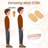 1/2 Inch Heel Lifts for Leg Length Discrepancy Gel Height Increasing Insoles Soft Shoe Lifts for Women Men Uneven Legs Comfort Half Foot Insoles for Heel Pain view 2