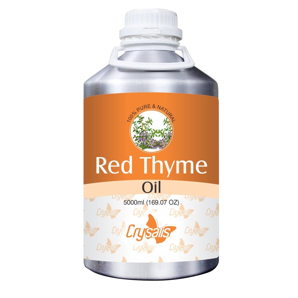 Crysalis Red Thyme (Thymus vulgaris) Oil - 169.07 Fl Oz (5000ml)