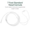 ANSNF Oxygen Nasal Cannula for Adult - 7 ft Soft Tubing, 5 Pack, White view 3
