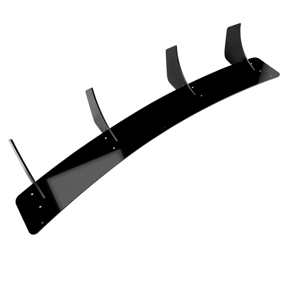 Rear Diffuser Lip Shark Fin for Benz CLA W117 CLA45 AMG 2016-2019 Black