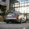 Rear Diffuser Lip Shark Fin for Benz CLA W117 CLA45 AMG 2016-2019 Black view 4