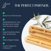 Better & Better Travel Case Designed for the Bamboo Sonic Toothbrush | Fits 2 Replacement Brush Heads & 1 Electric Brush Handle | Natural Bamboo with Dual Magnetic Closure view 3