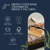 Better & Better Travel Case Designed for the Bamboo Sonic Toothbrush | Fits 2 Replacement Brush Heads & 1 Electric Brush Handle | Natural Bamboo with Dual Magnetic Closure view 4