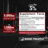 5% Nutrition CreaTEN Creatine Complex + Accelerators | Flavored Creatine Powder for Muscle Gain | Max Power, Strength, Endurance, & Recovery (Mango Pineapple) view 2