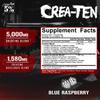 5% Nutrition CreaTEN Creatine Complex + Accelerators | Flavored Creatine Powder for Muscle Gain | Max Power, Strength, Endurance, & Recovery (Blue Raspberry) view 2