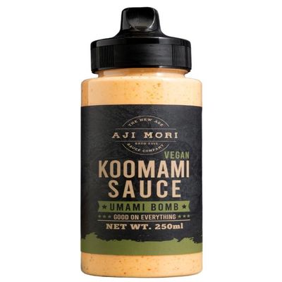 Aji Mori Vegan Koo Mami Spicy Mayo Umami Bomb - Vegan Mayonnaise with Chili & Authentic Asian Flavor Hot Sauce - Elevate any Dish Like Sushi, Sandwich and more, with this Japanese Mayo