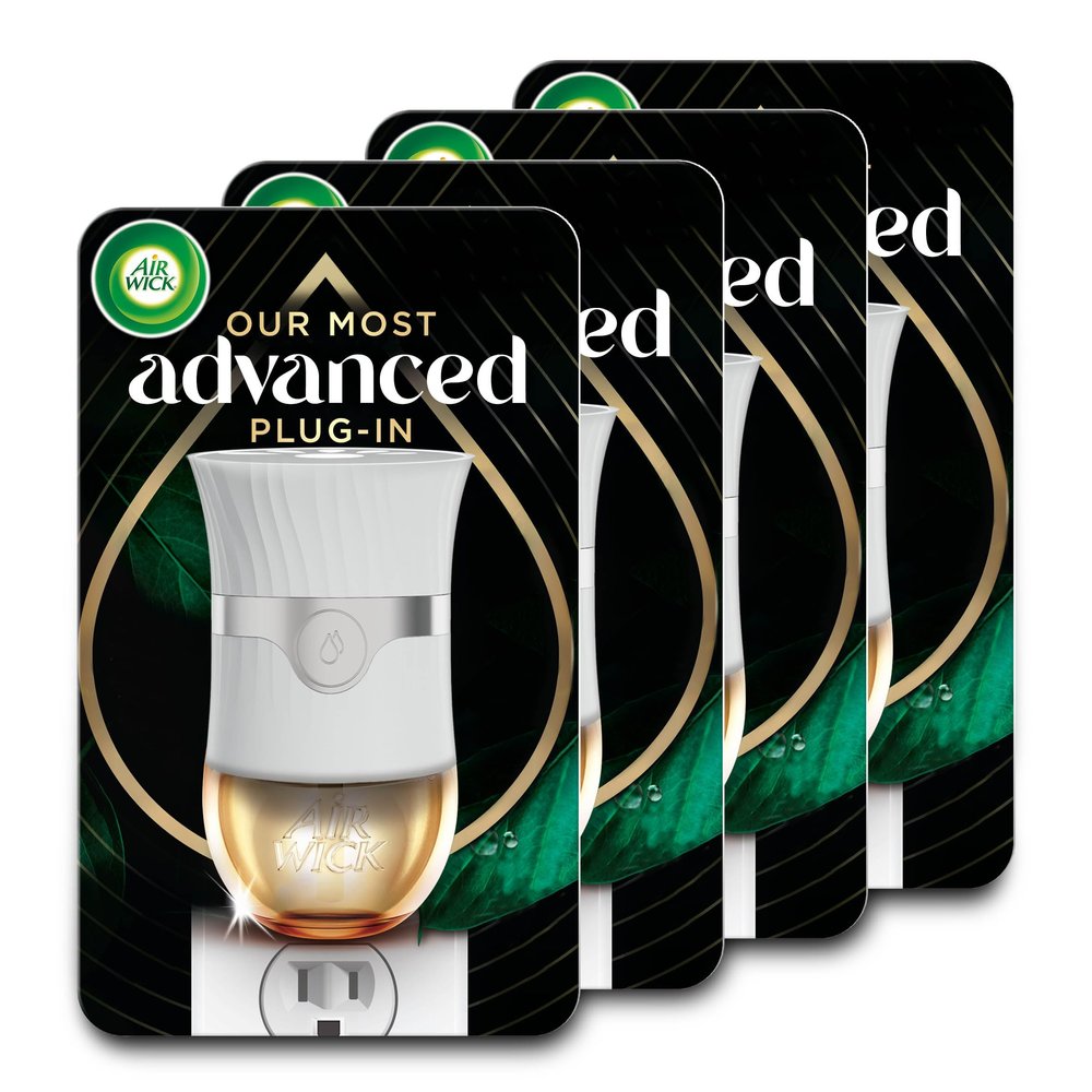 Air Wick Scented Oils Advanced Gadget, Essential Oils, Room Freshener, Air Freshener, 4 ct