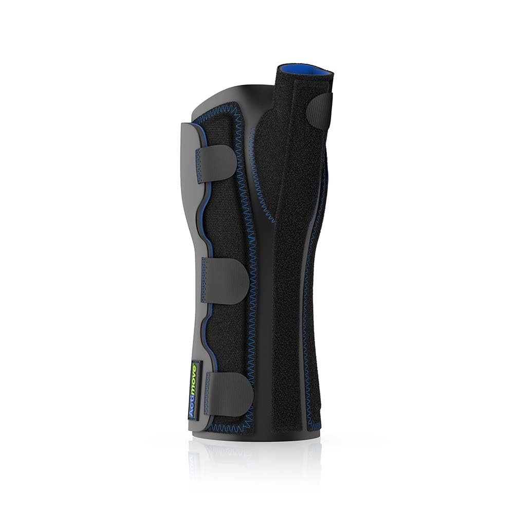 Actimove Professional Gauntlet Wrist & Thumb Stabilizer | Wrist Support Brace for Arthrosis, Rheumatoid Arthritis, Sprains, Tendon, Soft Tissue & Ligament Injuries, Postoperative Care | Black - Choose Your Size