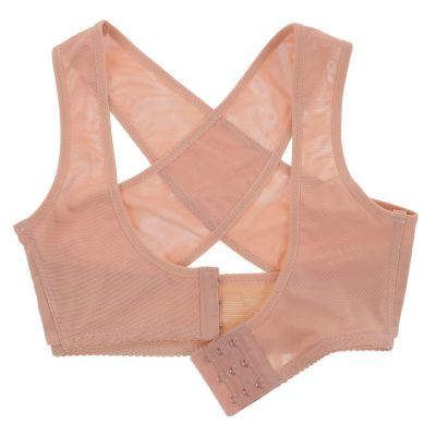 Healifty Women Posture Corrector Bra Adjustable Chest Support Brace for Hunchback Relief Shoulder Pain Reduction Size Xxl Skin Color
