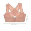 Healifty Women Posture Corrector Bra Adjustable Chest Support Brace for Hunchback Relief Shoulder Pain Reduction Size Xxl Skin Color view 2