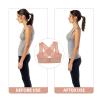 Healifty Women Posture Corrector Bra Adjustable Chest Support Brace for Hunchback Relief Shoulder Pain Reduction Size Xxl Skin Color view 3
