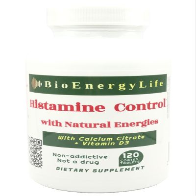 BioEnergyLife Histamine Control with Natural Energies - 120 Tablets - with Natural Frequencies of HNMT and DAO enzymes to Help Control Histamine Levels