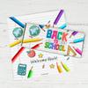 12 Ct Back to School Candy Classroom Supplies Wrapped Chocolate Bars by Just Candy - No Assembly Required view 3