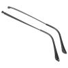 COHEALI 2pcs Spectacle Legs Metal Holder Metal Sunglasses Near Sighted Glasses Eyeglasses Arms Legs Glasses Accessories Sunglasses Replacement Temple Metal Black Double Teeth Frame Holder view 1