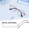 COHEALI 2pcs Spectacle Legs Metal Holder Metal Sunglasses Near Sighted Glasses Eyeglasses Arms Legs Glasses Accessories Sunglasses Replacement Temple Metal Black Double Teeth Frame Holder view 4