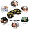 Backwards is Taco Cat Sleep Mask Cute Eye Shade Travel Eyemask with Adjustable Strap for Sleeping view 4
