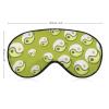 Avocado Egg Yin Yang Sleep Mask Cute Eye Shade Travel Eyemask with Adjustable Strap for Sleeping view 2