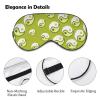 Avocado Egg Yin Yang Sleep Mask Cute Eye Shade Travel Eyemask with Adjustable Strap for Sleeping view 3