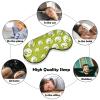 Avocado Egg Yin Yang Sleep Mask Cute Eye Shade Travel Eyemask with Adjustable Strap for Sleeping view 4