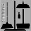 5S Housekeeping Shadow Board Broom Station Gray/Black (with Broom KIt) view 1