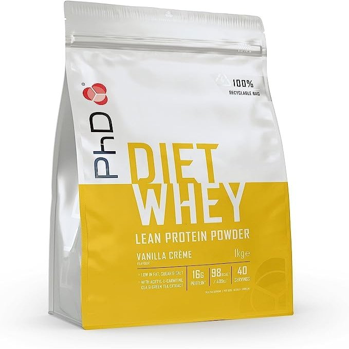 Premier Life Store PhD Nutrition Diet Whey High Protein Lean Matrix, Vanilla Crme Protein Powder, High Protein, 1 kg Bag in Box
