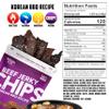 Wicked Cutz Korean BBQ Beef Jerky Chips, 14g Protein per Bag, Crispy & Crunchy Beef Jerky Crisps, USA Made Barbeque Flavored Chips, High Protein Carnivore Snacks (2 Bags) view 2