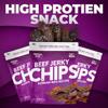 Wicked Cutz Korean BBQ Beef Jerky Chips, 14g Protein per Bag, Crispy & Crunchy Beef Jerky Crisps, USA Made Barbeque Flavored Chips, High Protein Carnivore Snacks (2 Bags) view 4