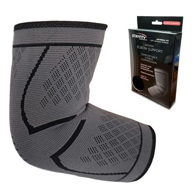[1 Pack] Elbow Compression Brace Sleeve, Comfortable Arm Support Pain Relief Recovery for Tennis Elbow, Pickleball, Tendinitis, Arthritis, Workout, Weight Lifting Stability, Unisex (Small/Medium)