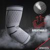 [1 Pack] Elbow Compression Brace Sleeve, Comfortable Arm Support Pain Relief Recovery for Tennis Elbow, Pickleball, Tendinitis, Arthritis, Workout, Weight Lifting Stability, Unisex (Small/Medium) view 4