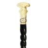 Nautical Walking Stick Men & Women Canes and Wooden 37 inch Handle Golden Natural Wood Rosewood Stick Best for Gift Black XFMX view 2