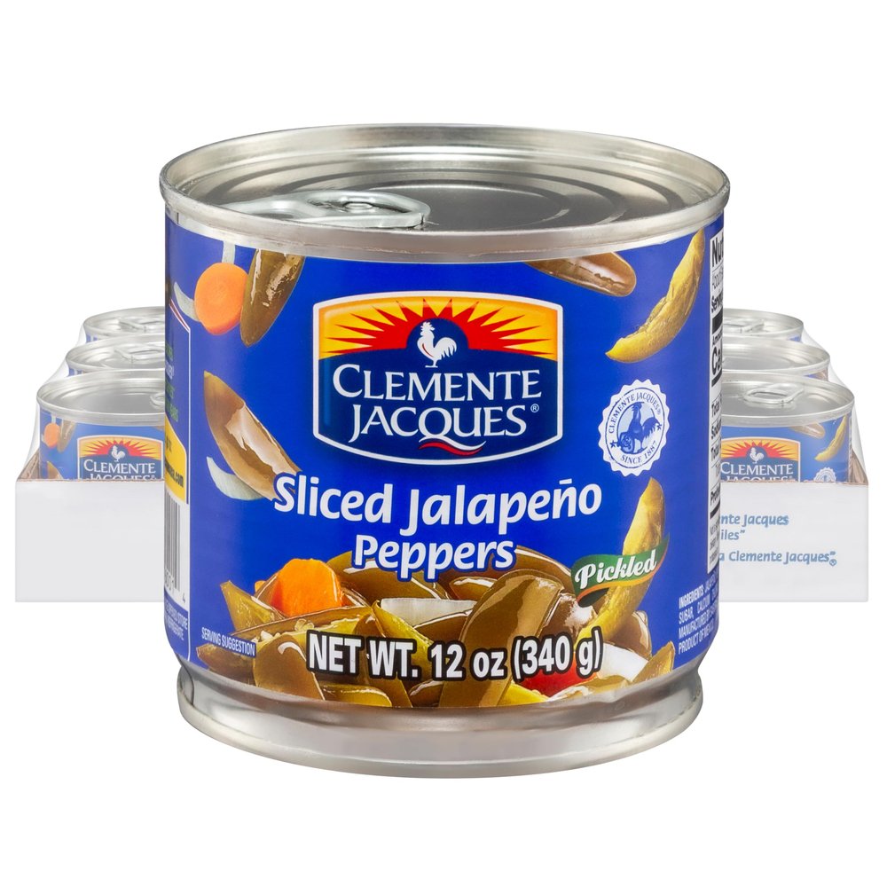 Clemente Jacques Sliced Jalapeo Peppers, 12 oz (Pack of 12)