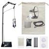 CPAP Hose Holder Stand with Adjustable Angle Height, CPAP Mask Hook - Metal Structure for Secure Support - Prevent Hose Tangles and Air Leakage, 5.8 ft Maximum Height view 1